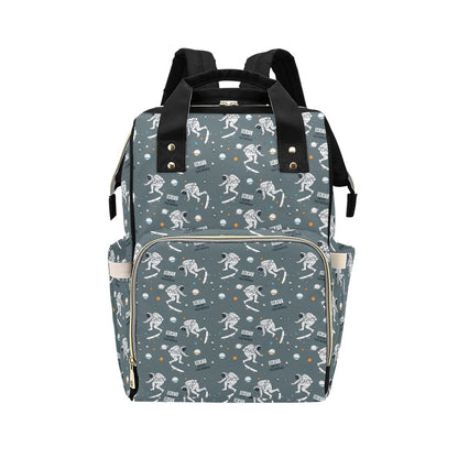 Skateboard Print Design LKS306 Diaper Bag Backpack