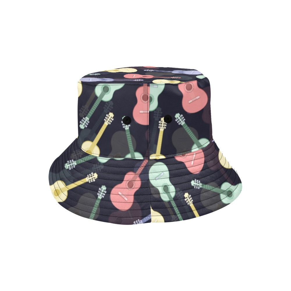 Acoustic Guitar Print Design LKS401 Unisex Bucket Hat