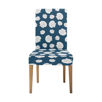 Seashell Print Design LKS3012 Dining Chair Slipcover