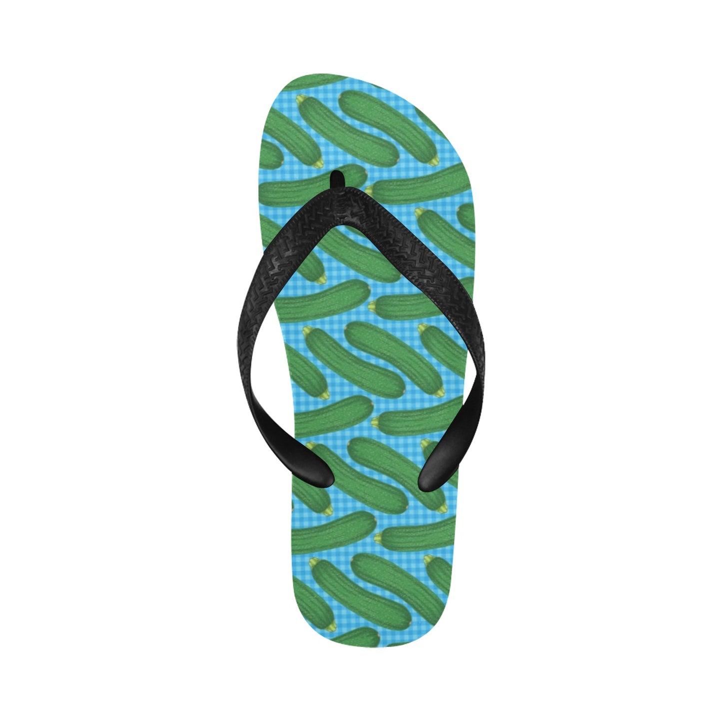 Zucchini Print Design LKS301 Flip Flops