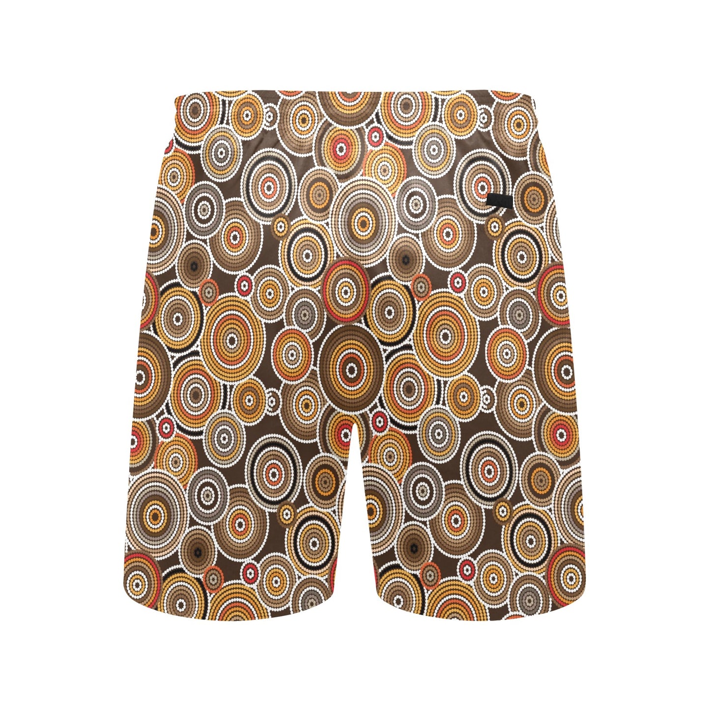 Aboriginal Print Design LKS402 Men's Swim Trunks Beach Shorts