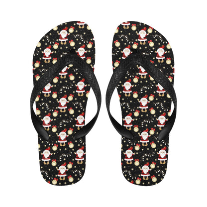 Santa Christmas Themed Print Design LKS307 Flip Flops