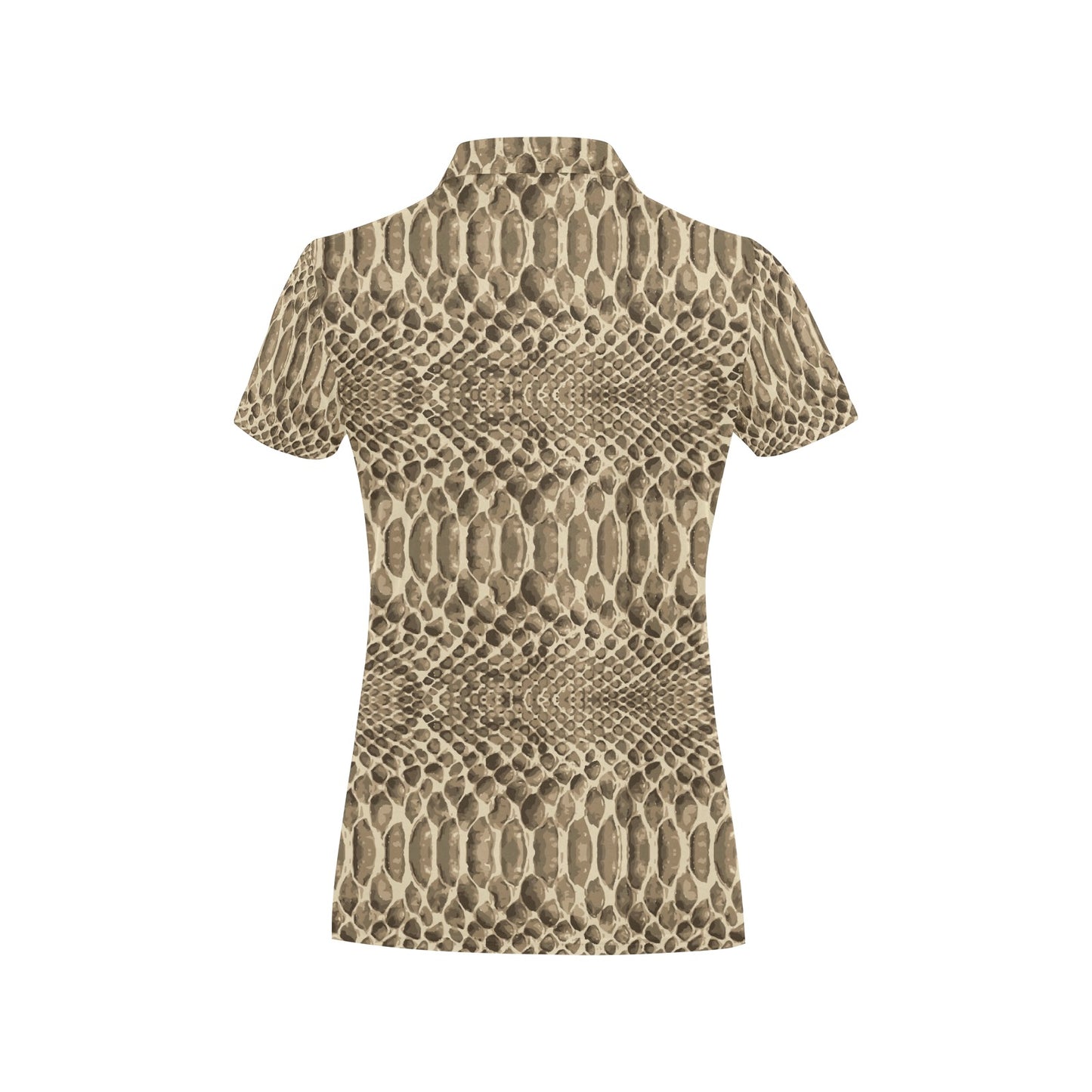 Python Pattern Print Design A02 Women's Polo Shirt