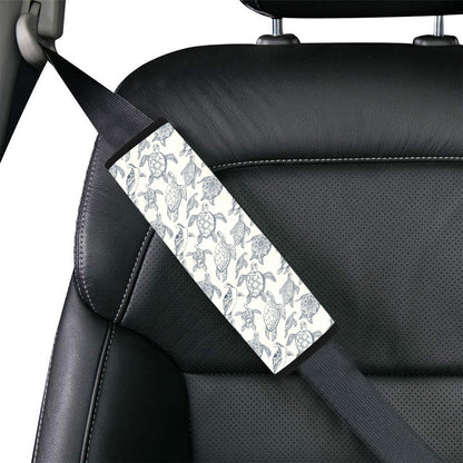 Sea Turtle Print Design LKS304 Car Seat Belt Cover