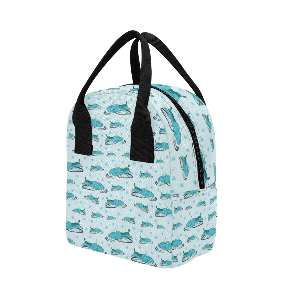 Snowmobile Print Design LKS301 Insulated Lunch Bag