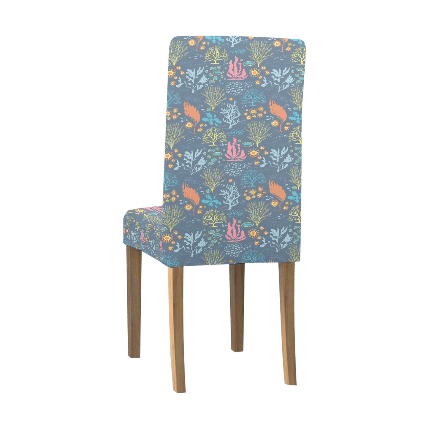 Seaweed Print Design LKS304 Dining Chair Slipcover