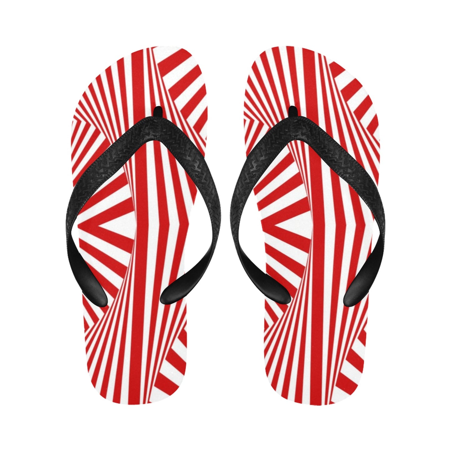 Vortex Print Design LKS304 Flip Flops