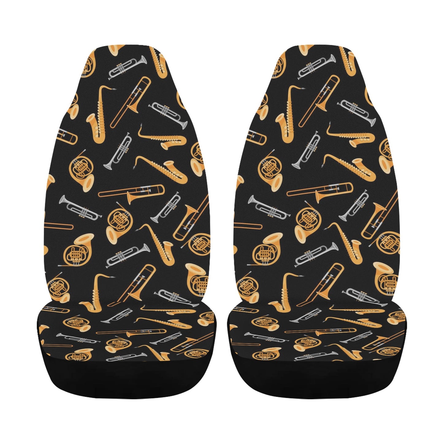 Saxophone Print Design LKS403 Car Seat Covers