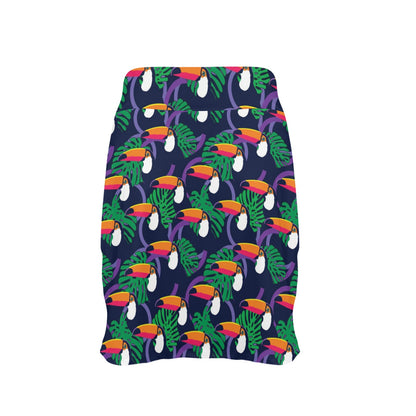 Toucan Print Design LKS302 17" Golf & Pickleball Skort with Pockets