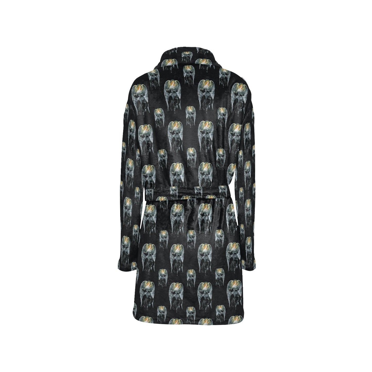 Angel with Wings Cute Design Print Women's Fleece Robe