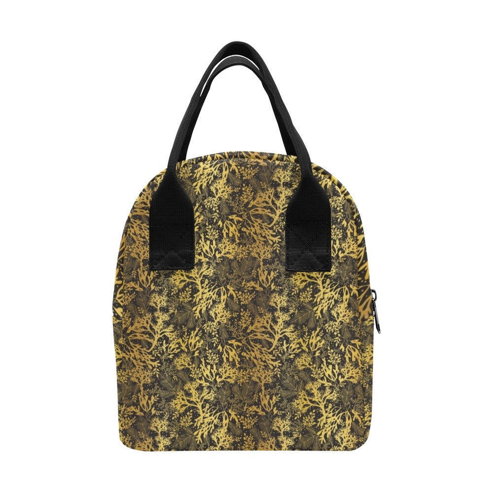Seaweed Print Design LKS303 Insulated Lunch Bag