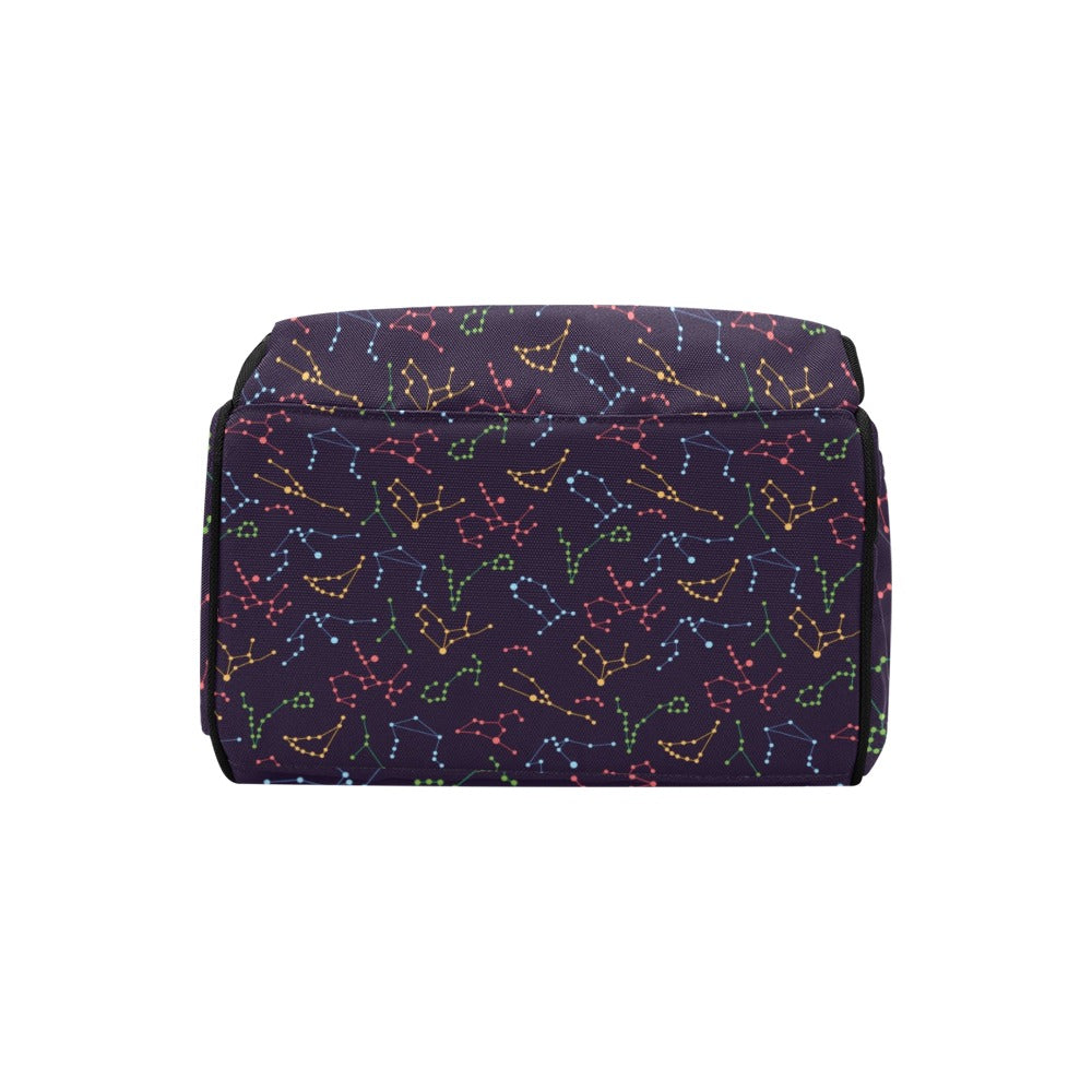 Zodiac Print Design LKS301 Diaper Bag Backpack