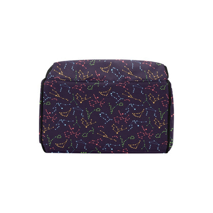 Zodiac Print Design LKS301 Diaper Bag Backpack