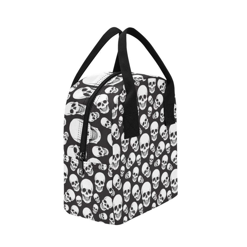Skull Print Design LKS301 Insulated Lunch Bag