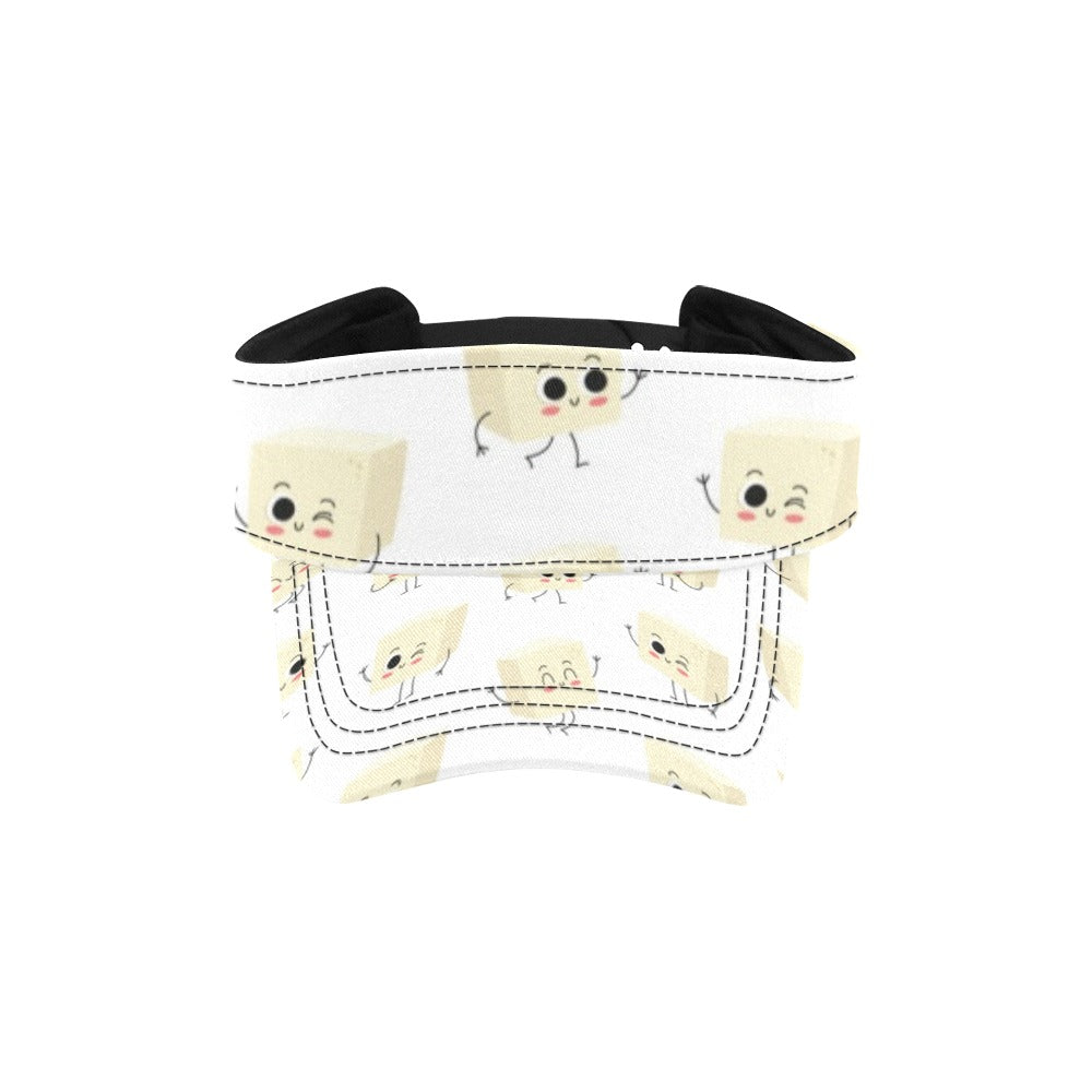 Tofu Print Design LKS301 Unisex Sun Visor