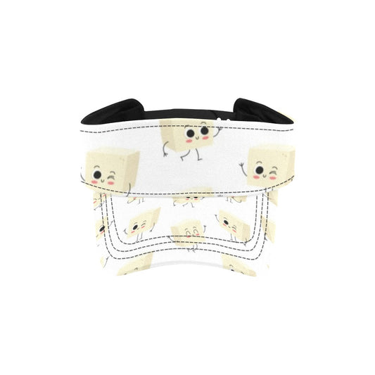 Tofu Print Design LKS301 Unisex Sun Visor