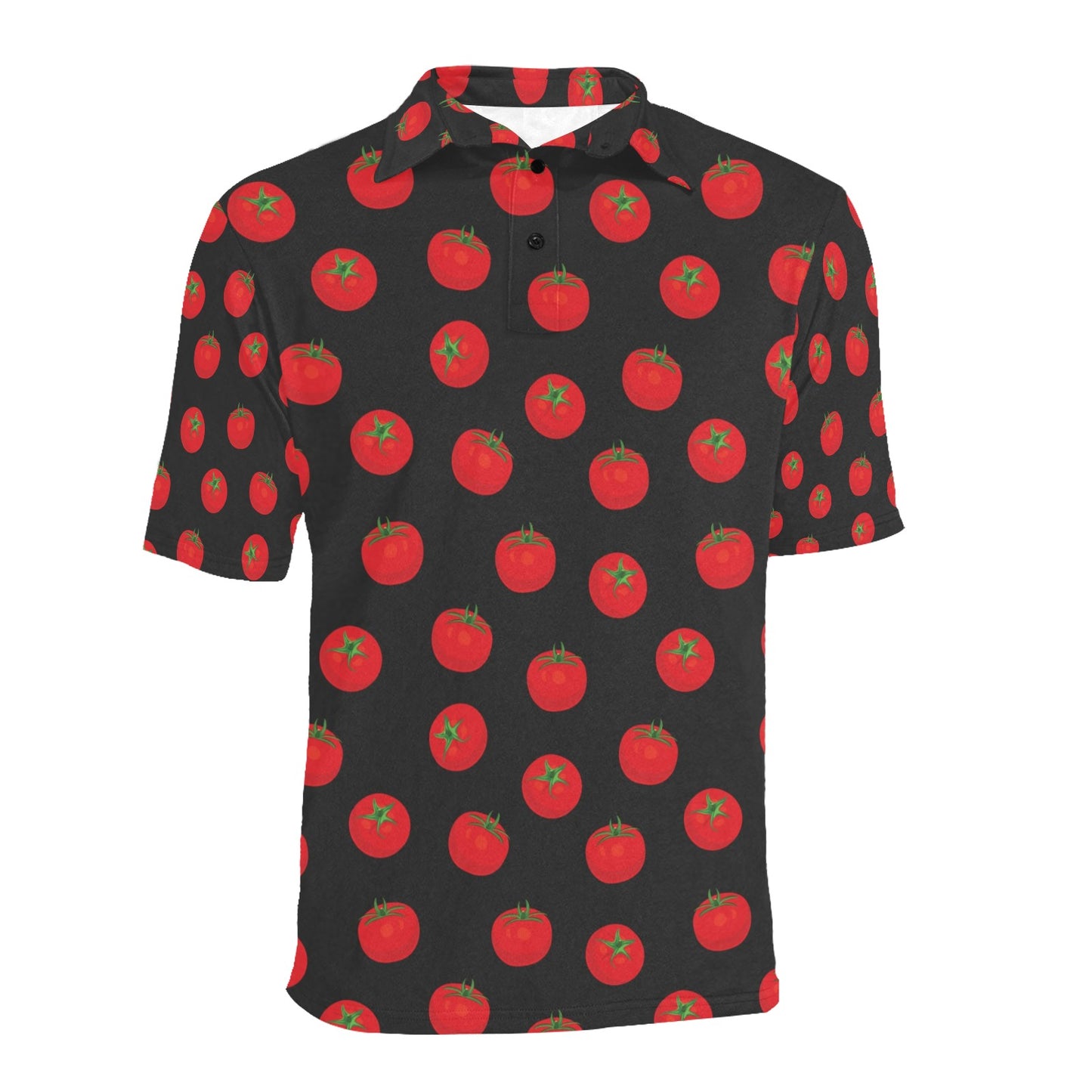 Tomato Print Design LKS305 Men Polo Shirt