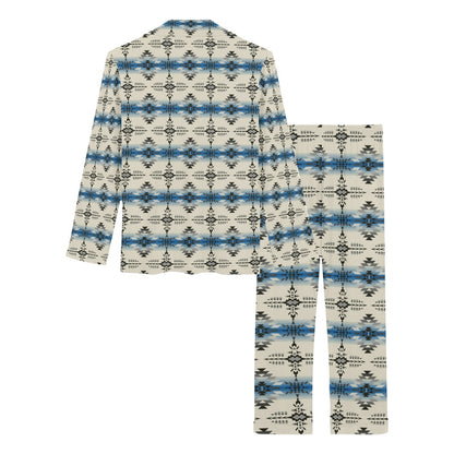 Southwest Pattern Print Design LKS304 Women's Long Pajama Set