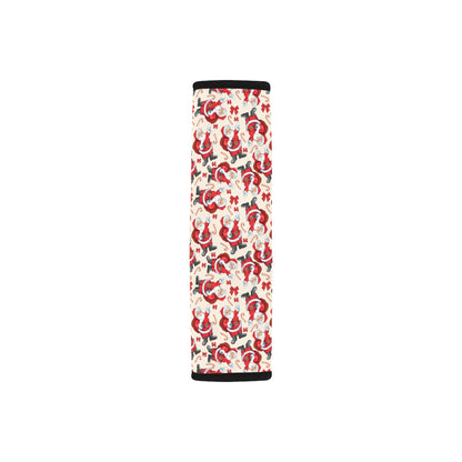 Santa Christmas Themed Print Design LKS302 Car Seat Belt Cover