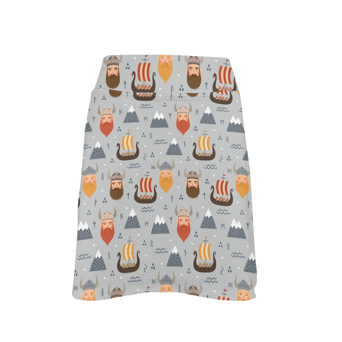 Vikings Print Design LKS307 17" Golf & Pickleball Skort with Pockets