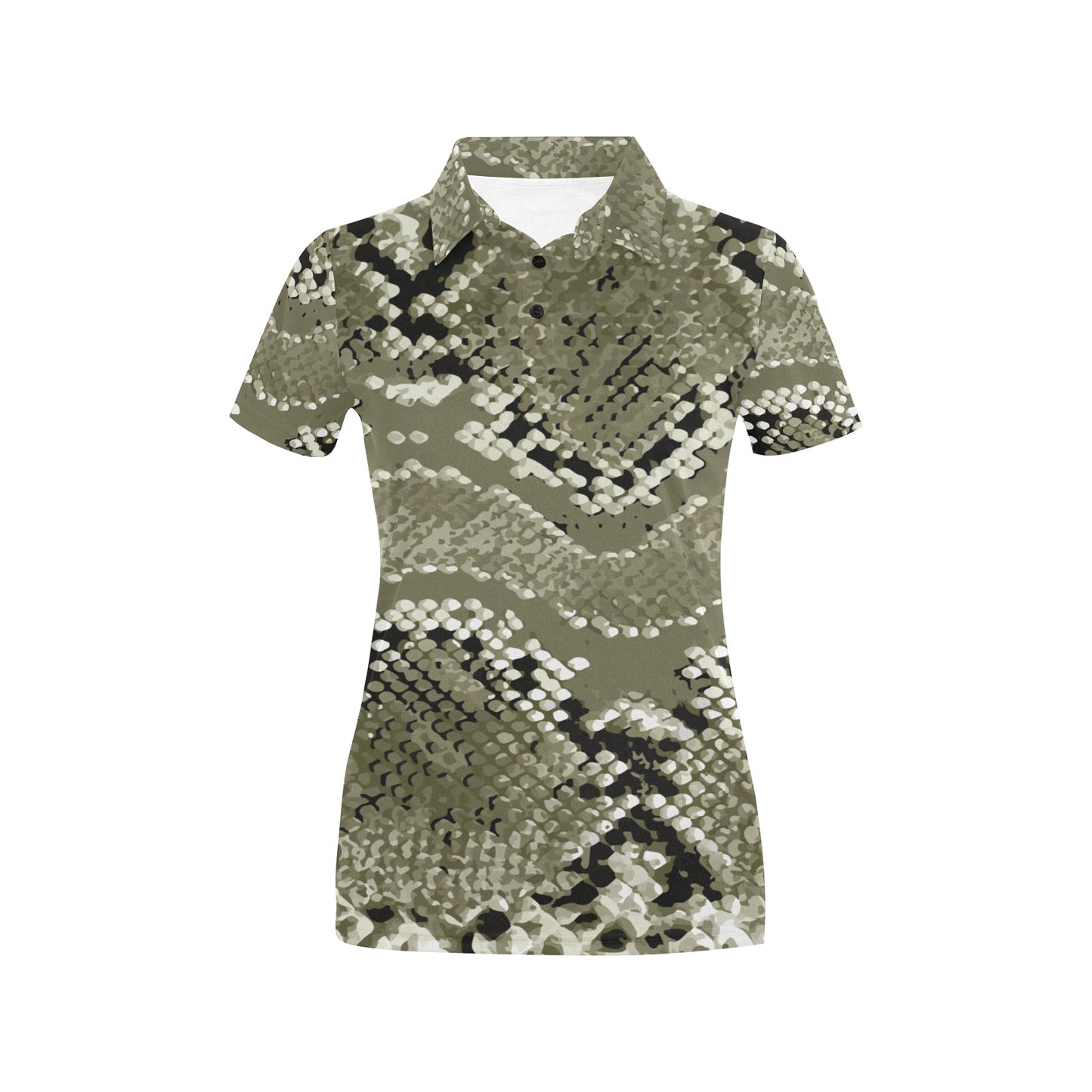 Python Pattern Print Design A04 Women's Polo Shirt