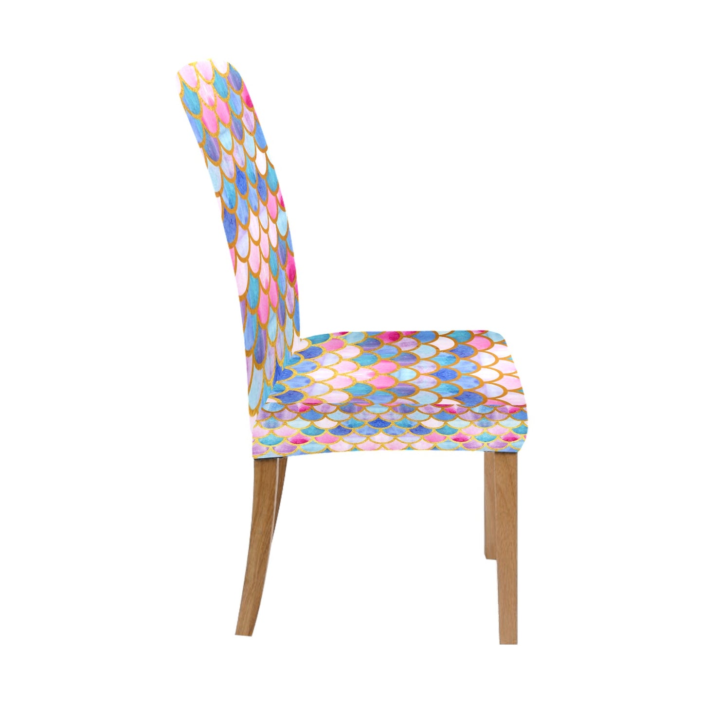 Scales Print Design LKS401 Dining Chair Slipcover
