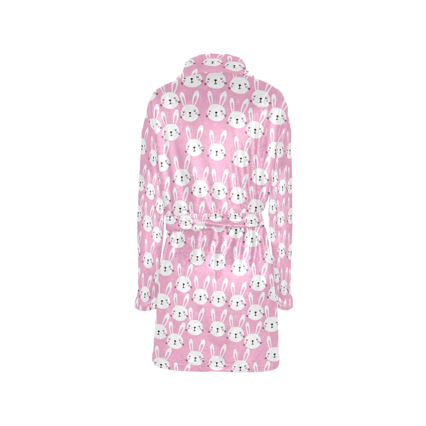 Rabbit Print Design LKS401 Women's Fleece Robe
