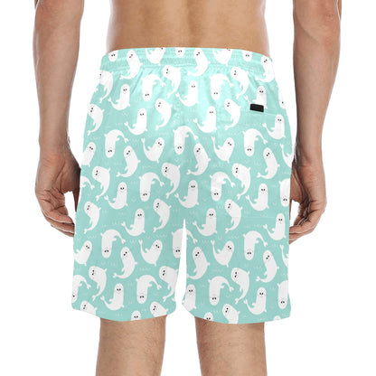 Sea Lion Print Design LKS401 Men's Swim Trunks Beach Shorts