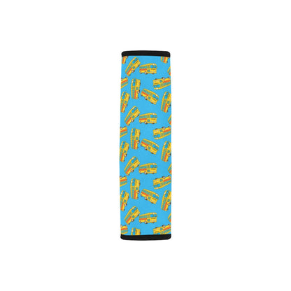 School Bus Print Design LKS302 Car Seat Belt Cover