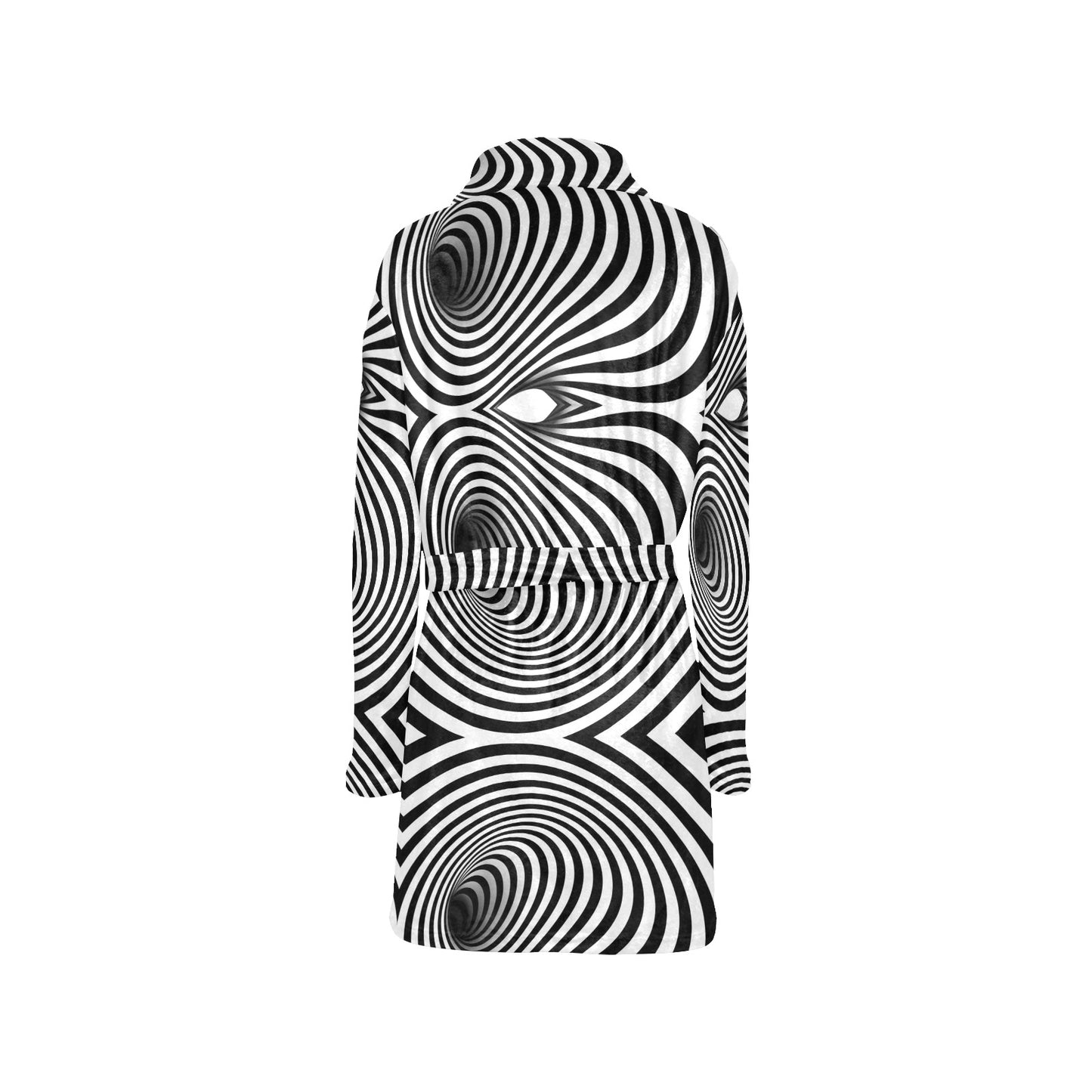 Vortex Print Design LKS303 Women's Fleece Robe