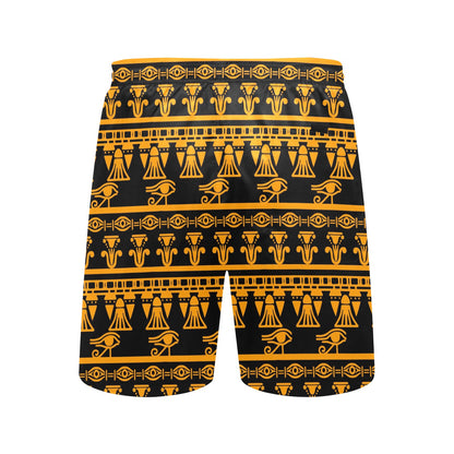 Eye of Horus Tribal Egypt Pattern Men's Swim Trunks Beach Shorts