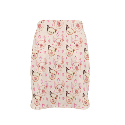 Pig Print Design LKS406 17" Golf & Pickleball Skort with Pockets