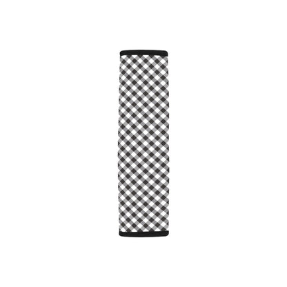 Gingham Print Design LKS402 Car Seat Belt Cover