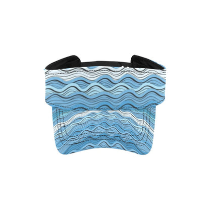 Wave Print Design LKS301 Unisex Sun Visor