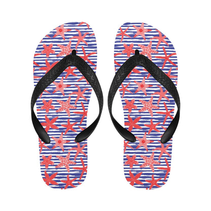 Starfish Print Design LKS401 Flip Flops