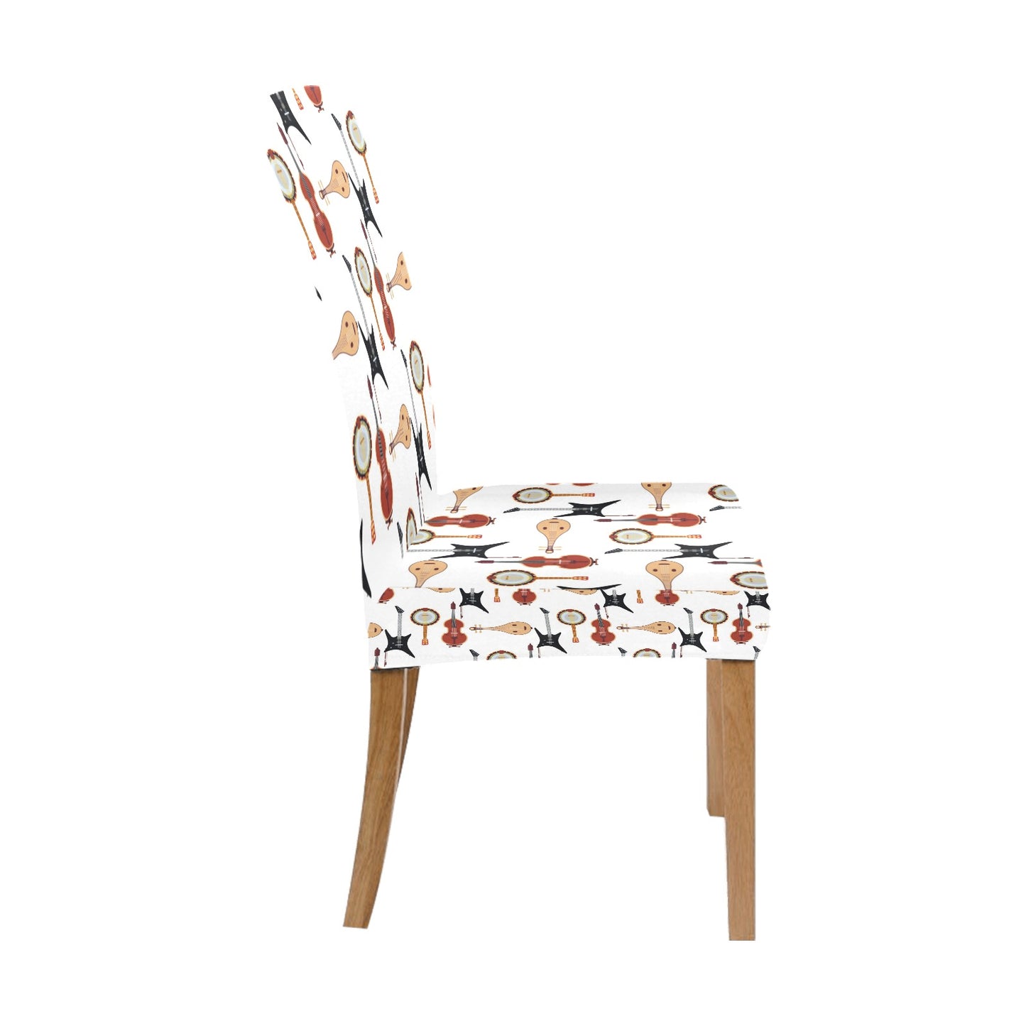 Banjo Print Design LKS403 Dining Chair Slipcover
