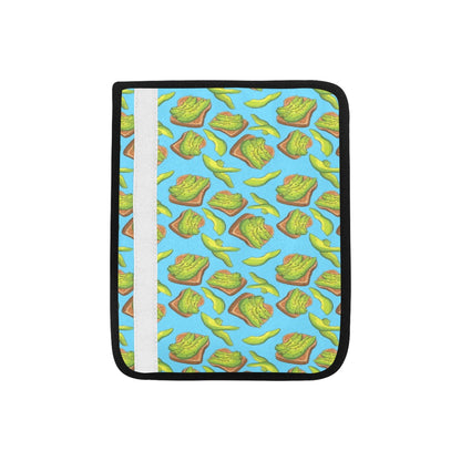 Sandwich Avocado Print Design LKS306 Car Seat Belt Cover