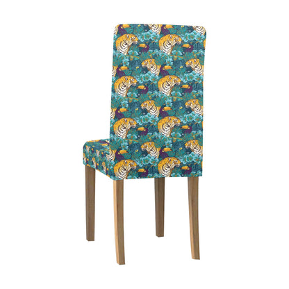 Tiger Tropical Print Design LKS301 Dining Chair Slipcover