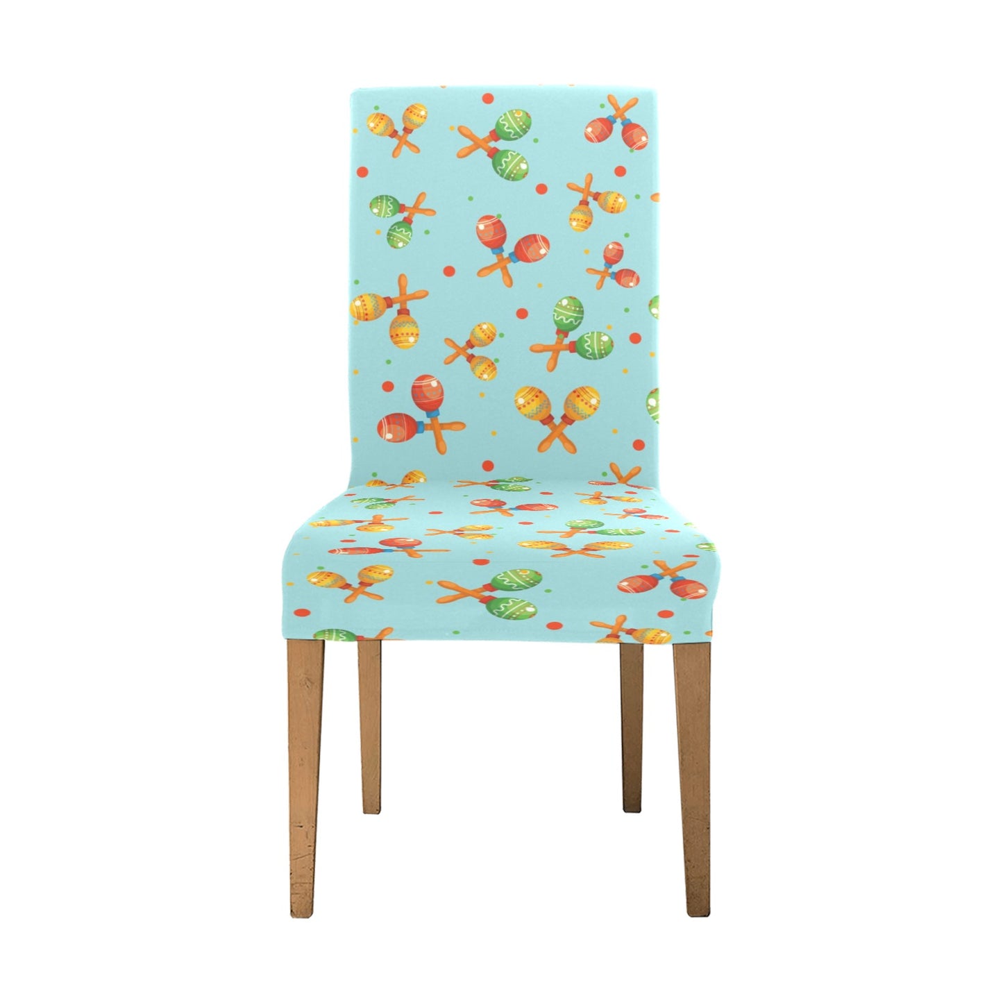 Maracas Print Design LKS402 Dining Chair Slipcover