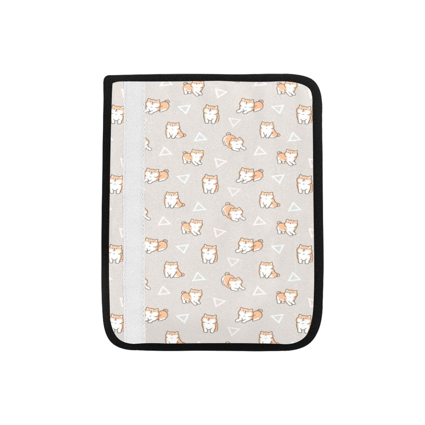 Shiba Inu Print Design LKS307 Car Seat Belt Cover