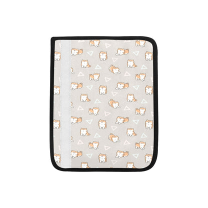 Shiba Inu Print Design LKS307 Car Seat Belt Cover