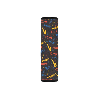 Saxophone Print Design LKS407 Car Seat Belt Cover