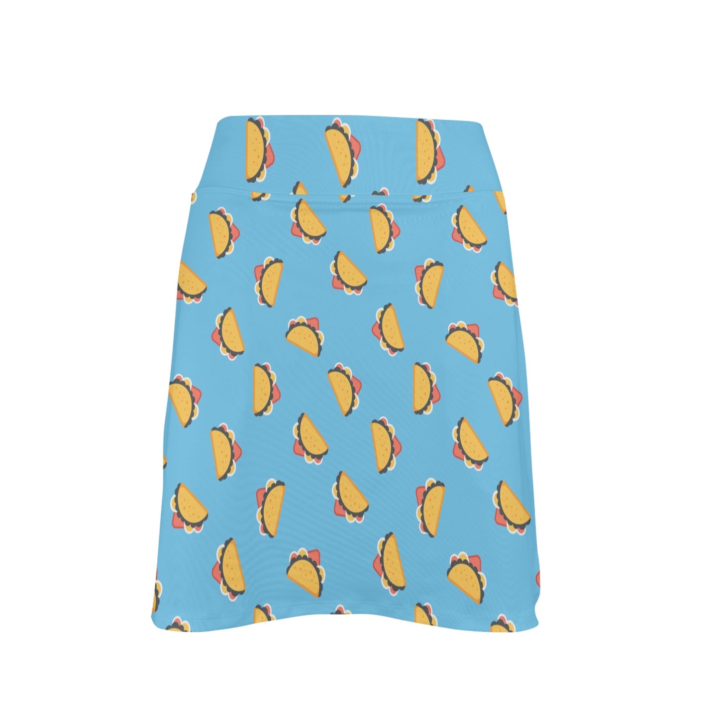 Taco Print Design LKS301 17" Golf & Pickleball Skort with Pockets