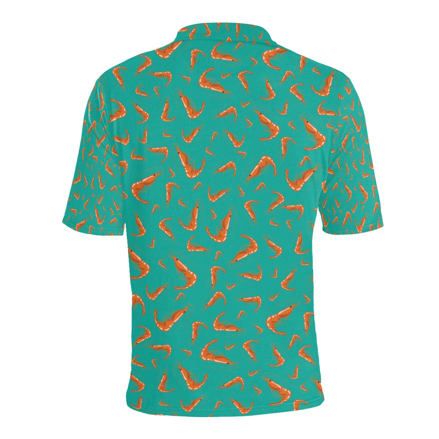 Shrimp Print Design LKS301 Men Polo Shirt
