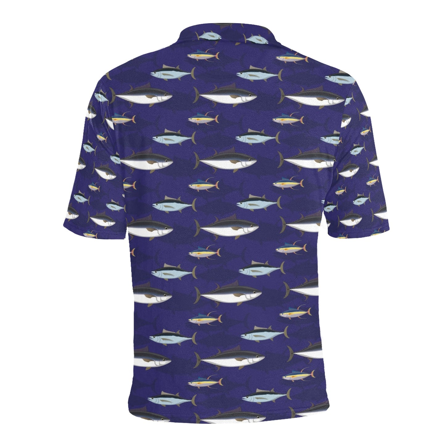 Tuna Fish Print Design LKS304 Men Polo Shirt