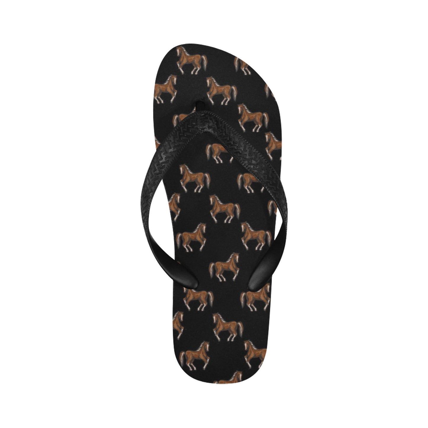 Horse Print Design LKS3010 Flip Flops