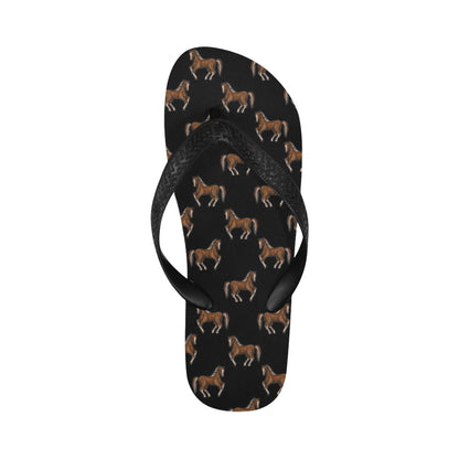 Horse Print Design LKS3010 Flip Flops