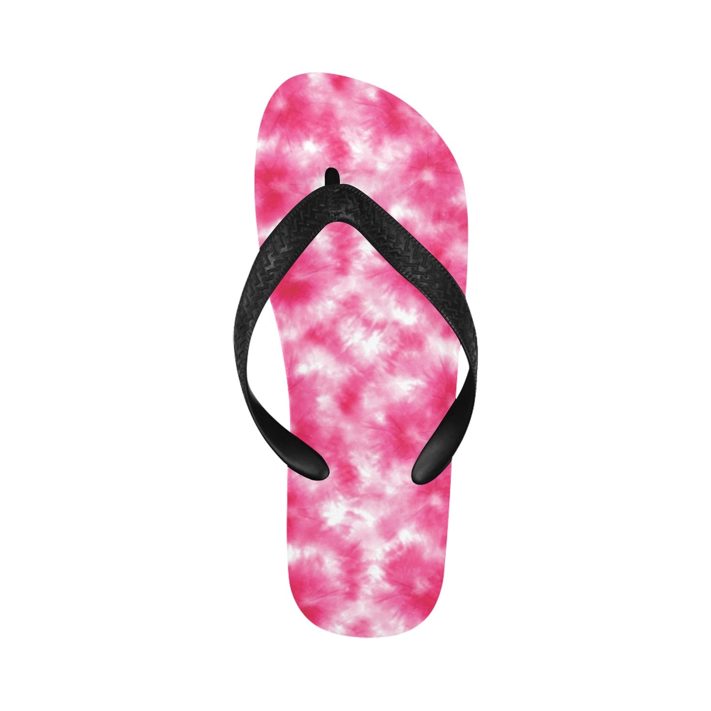 Tie Dye Pink Print Design LKS304 Flip Flops