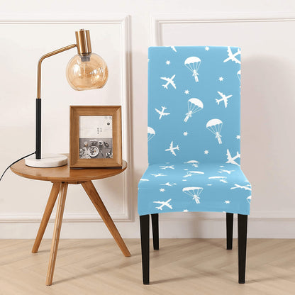 Skydiver Print Design LKS303 Dining Chair Slipcover