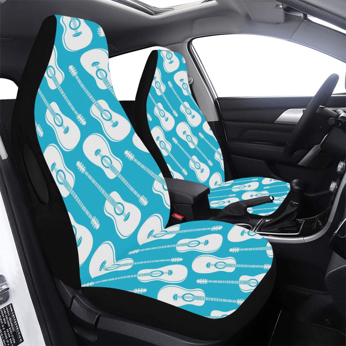 Acoustic Guitar Print Design LKS404 Car Seat Covers